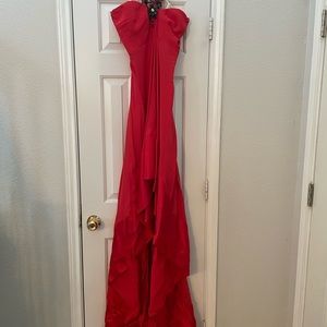 Gianna Versace Red Silk Gown